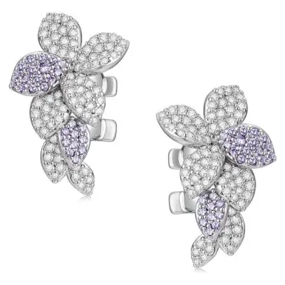 Huawei FreeClip 2 Różowe złoto Flower Edition - drill flower