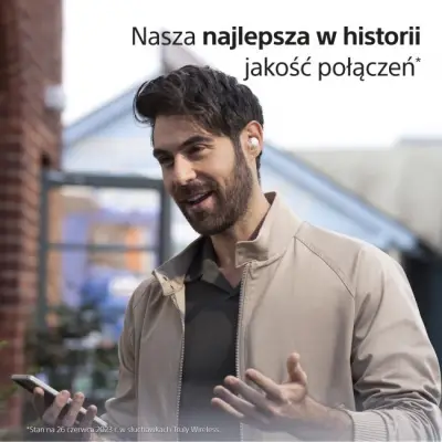 Sony WF-1000XM5 Srebrne