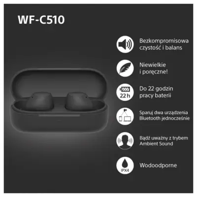 Sony WF-C510 Czarne