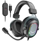 FIFINE H6 AmpliGame RGB dźwięk przestrzenny 7.1 słuchawki studyjne nauszne
