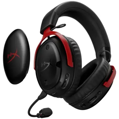 HyperX Cloud III S Wireless czerwony