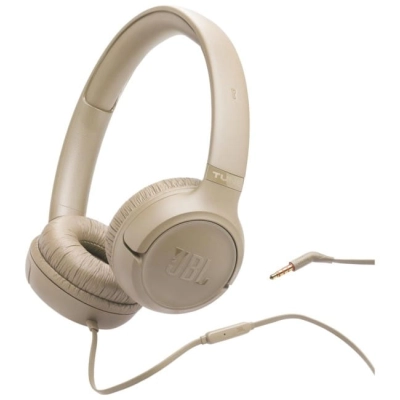 JBL Tune 530 Wired Beżowe