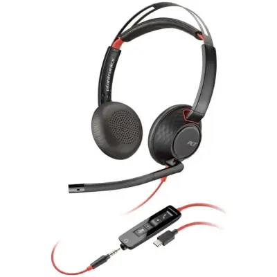 Poly Blackwire 5220 USB-C HS +3.5mmP +USB-C/A