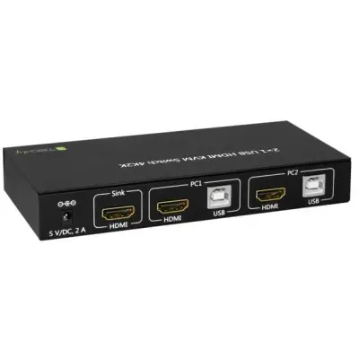 Techly Przełącznik KVM 2/1 HDMI