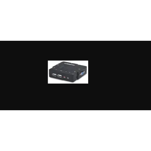 Manhattan Przełącznik KVM 2/1 USB (z audio)