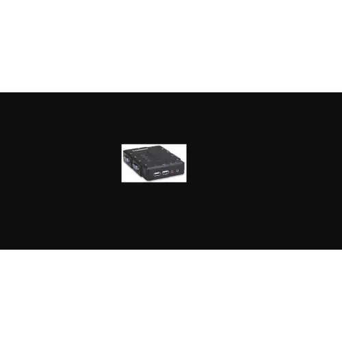 Manhattan Przełącznik KVM 4/1 USB (z audio)