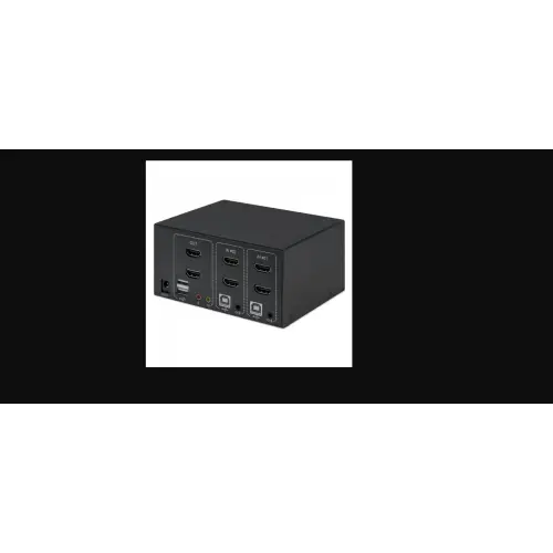 Manhattan Przełącznik KVM 2/1 HDMI, USB, 4K 30Hz