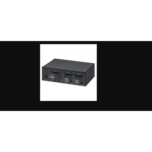 Manhattan 153546 Przełącznik KVM DisplayPort/USB 2x1 4K 60Hz