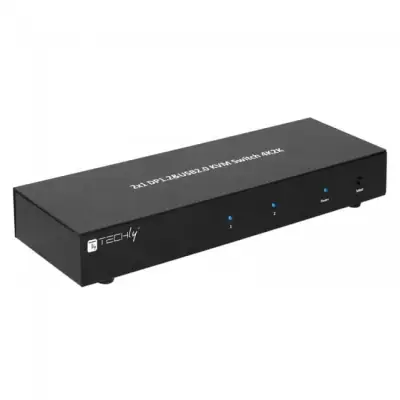 Techly 101928 Przełącznik KVM 2/1 Displayport/USB