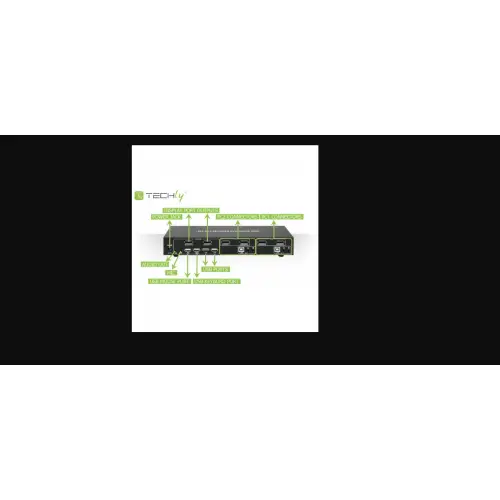 Techly 101928 Przełącznik KVM 2/1 Displayport/USB