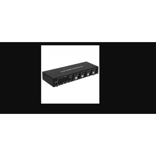 Techly 101935 Przełącznik KVM 4/1 DisplayPort/USB 4K 30Hz, hub USB