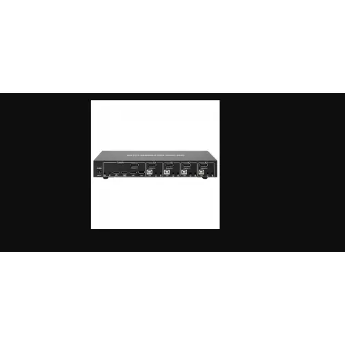 Techly 101935 Przełącznik KVM 4/1 DisplayPort/USB 4K 30Hz, hub USB
