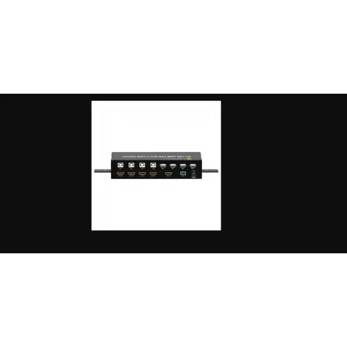 Techly 108255 Przełącznik KVM 4/1 HDMI/USB, MultiViewer, FullHD 1080p 60Hz, IR