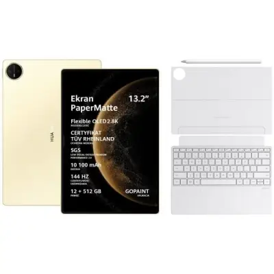 Huawei MatePad Pro 13,2" 12/512GB PaperMatte złoty + klawiatura + rysik