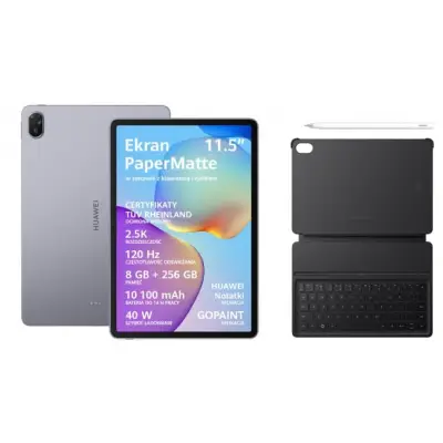 Huawei MatePad 11,5" 2025 8/256GB WiFi szary + klawiatura + rysik