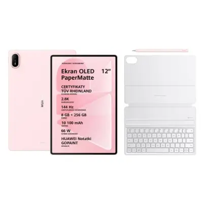 Huawei MatePad Air 12" 8/256GB różowy + KB + M-Pencil Pro