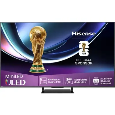 HISENSE 65U7Q PRO 65" MiniLED 4K VidaaOS 165Hz Dolby Atmos