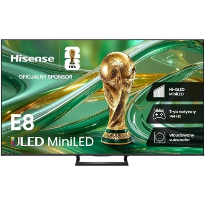 Hisense 65E8S 65" MiniLED 4K VidaaOS 144Hz Dolby Atmos 2026
