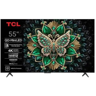 TCL 55C61K 55" QD-MiniLED 4K GoogleTV 144Hz Dolby Atmos