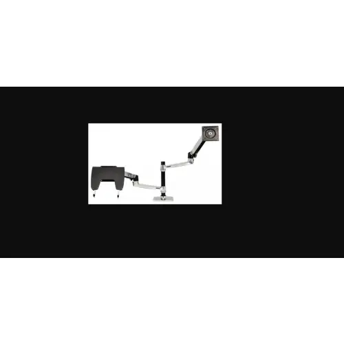 Ergotron LX Dual Stacking Arm (polerowane aluminium)