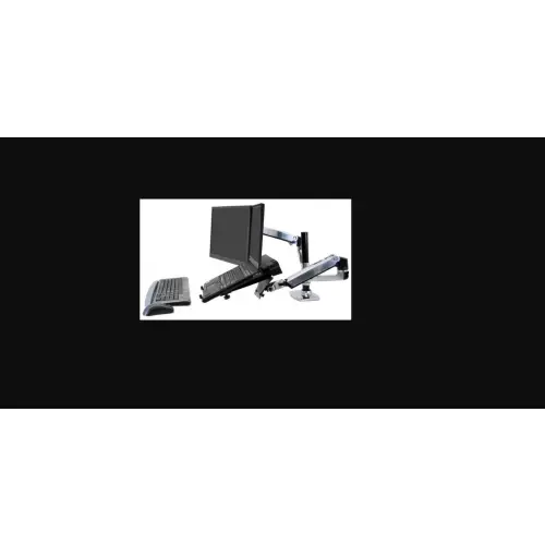 Ergotron LX Dual Stacking Arm (polerowane aluminium)