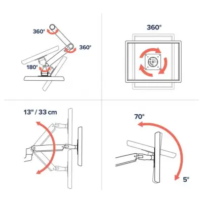Ergotron LX (biały)