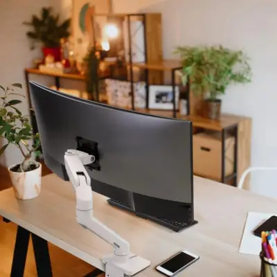 Ergotron HX Desk Monitor Arm (biały)