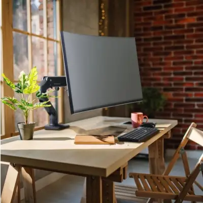 Ergotron HX Desk Monitor Arm (czarny)