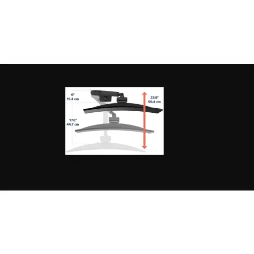 Ergotron HX Desk Monitor Arm (czarny)