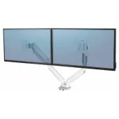 Fellowes Platinum ramię na 2 monitory białe