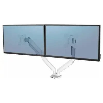 Fellowes Platinum ramię na 2 monitory białe