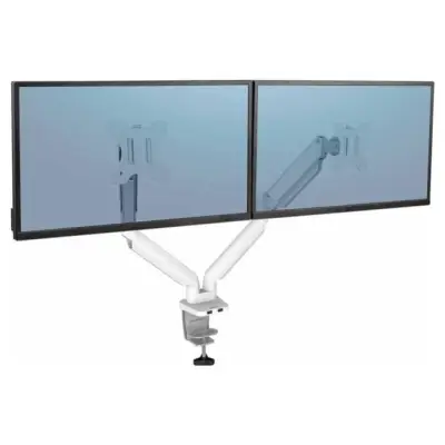 Fellowes Platinum ramię na 2 monitory białe