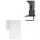 Hama 220905 uchwyt do monitora sprężyna gazowa, 1 ramię, 13