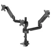 Hama 220909 uchwyt do monitora sprężyna gazowa, 3 ramiona, 13"-32", czarny