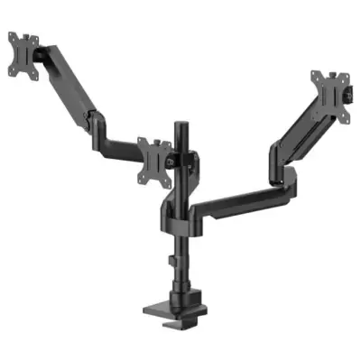 Hama 220909 uchwyt do monitora sprężyna gazowa, 3 ramiona, 13"-32", czarny