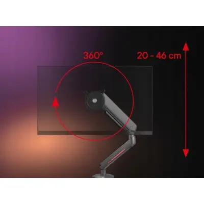 One For All DM8110 RGB czarny, 21''-45'' 14kg