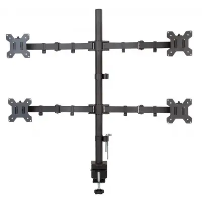 Techly Uchwyt poczwórny biurkowy LCD (27521) 13-27"