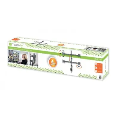 Techly Uchwyt poczwórny biurkowy LCD (27521) 13-27