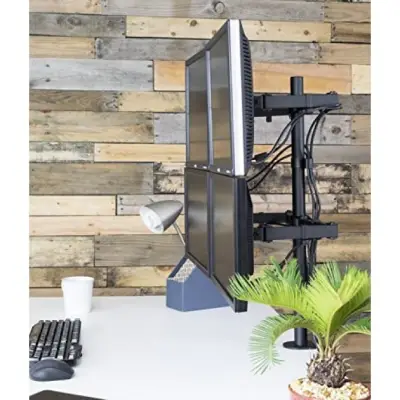 Techly Uchwyt poczwórny biurkowy LCD (27521) 13-27