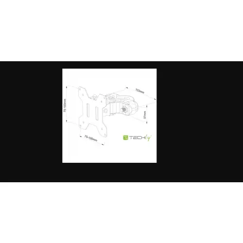 Techly 103793 Uchwyt na słup LED/LCD, 13-30
