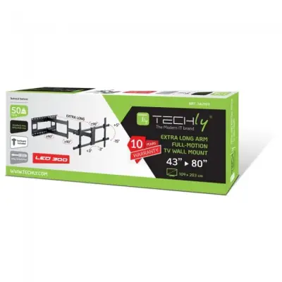 Techly 362169 Uchwyt ścienny LED/LCD, 43-80