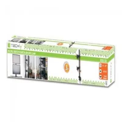 Techly 020690 Uchwyt podwójny biurkowy LED/LCD, 13-27