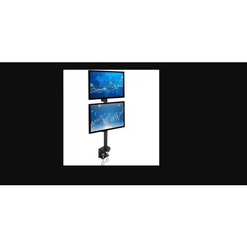 Techly 020690 Uchwyt podwójny biurkowy LED/LCD, 13-27