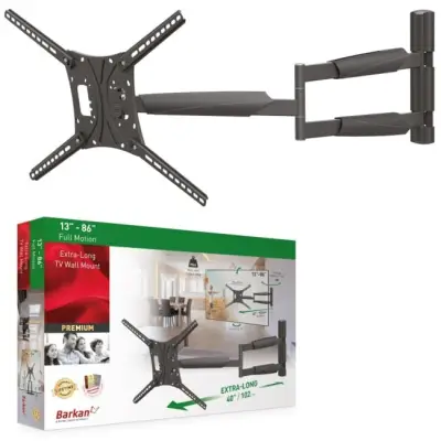 Barkan BM443XL Uchwyt ścienny do TV LED/LCD 13-86” 60kg obrotowy uchylny