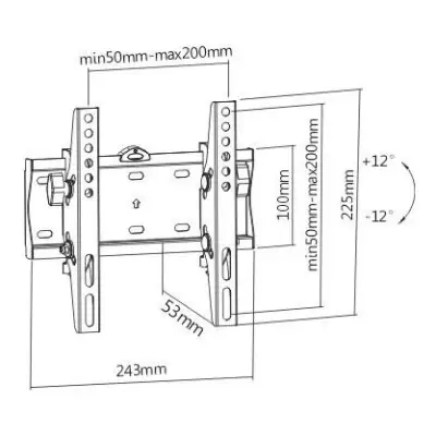 Gembird 23”-42” regulowany