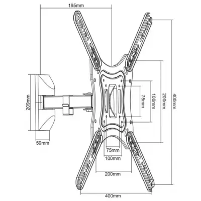 Maclean uchwyt TV/LCD MC-758