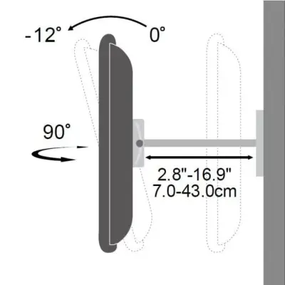 Techly Uchwyt ścienny LCD (301436) 70
