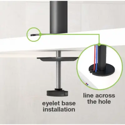 Techly 027552 Uchwyt podwójny pionowy do monitorów 13-27