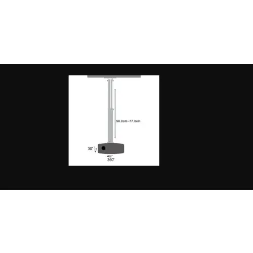 Techly Sufitowy uchwyt do projektora (301580) 50-77 cm