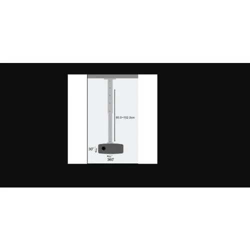 Techly Sufitowy uchwyt do projektora (301566) 60 - 102 cm